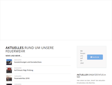 Tablet Screenshot of feuerwehr-oberwaltersdorf.com